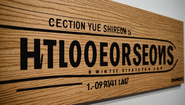 Solutions de signalétique bois : personnalisez avec élégance